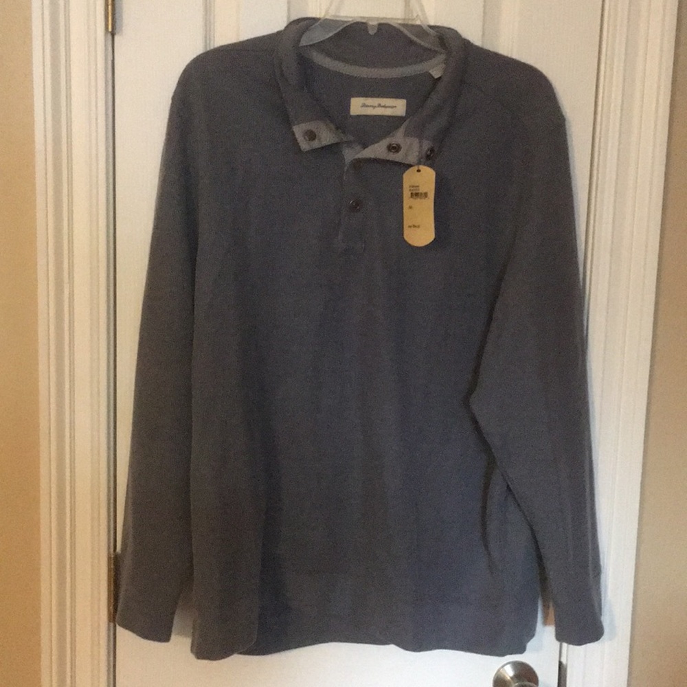 Tommy Bahama Mens Blue Note Snap Sweater XXL NWT